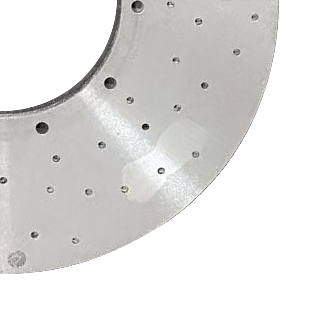 STOPFLEX repairs gouges on the surface of the carbon ceramic disc.