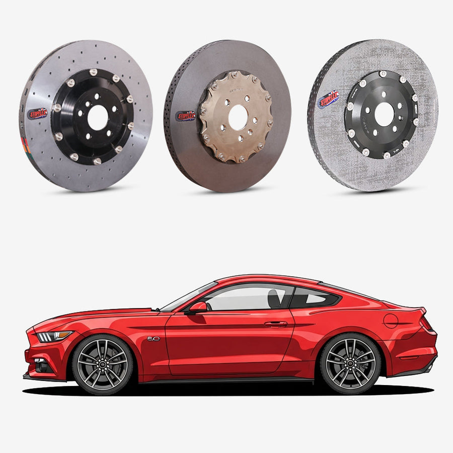 2015-2023 Ford Mustang Mach 1 / Bullitt / GT (S550) Carbon Ceramic Brake Kit
