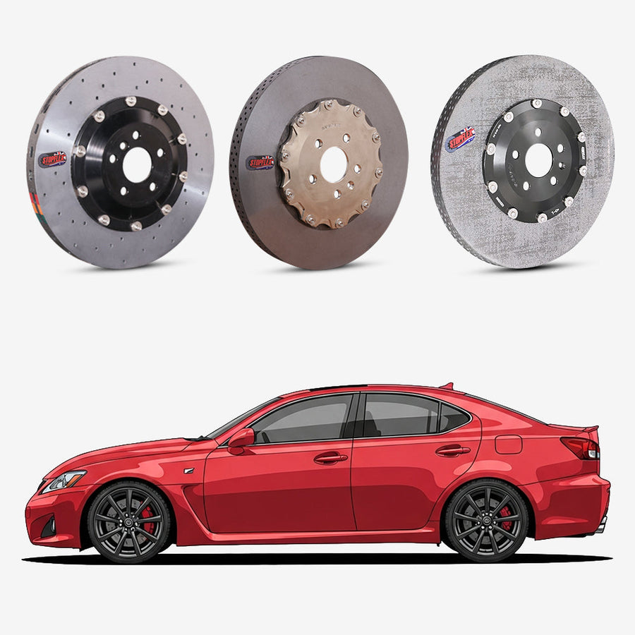 2008-2014 Lexus IS F (XE20) Carbon Ceramic Brake Kit