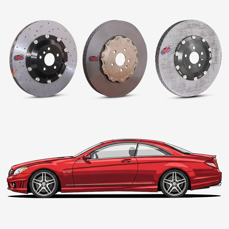 2007-2014 Mercedes-AMG CL65 / CL63 (C216) Carbon Ceramic Brake Kit