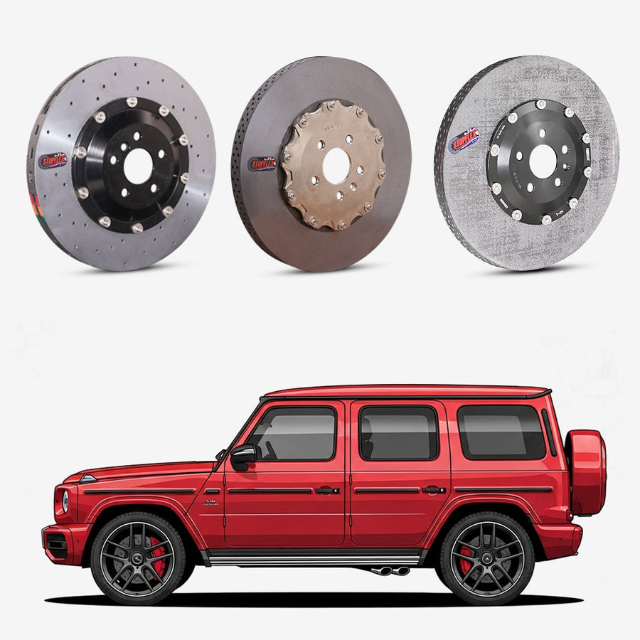2019-2026+ Mercedes-AMG G63 (W463A) Carbon Ceramic Brake Kit