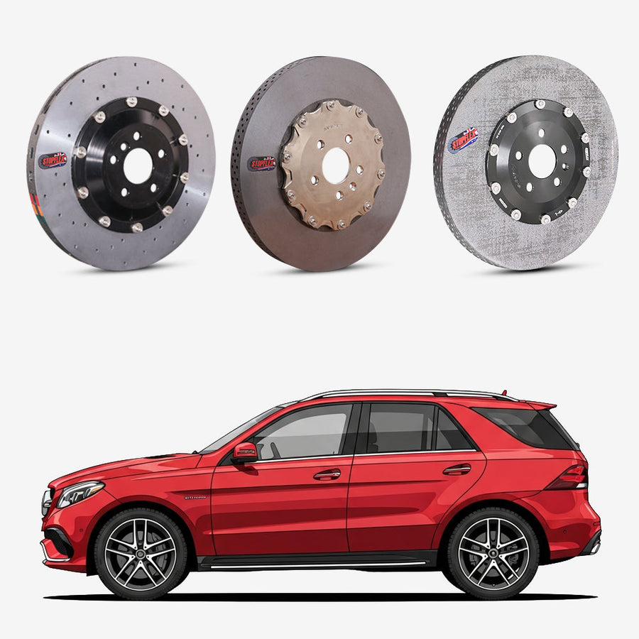 2016-2019 Mercedes-AMG GLE63 S / GLE63 / GLE43 (W166/C292) Carbon Ceramic Brake Kit