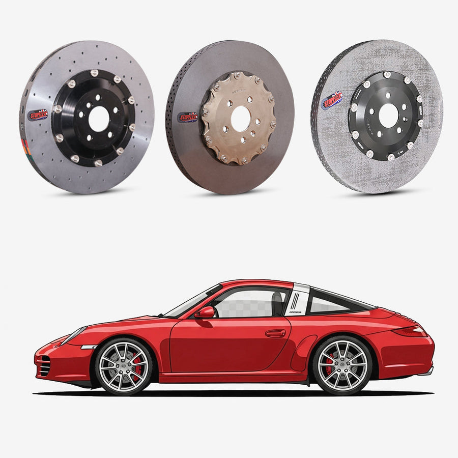2007-2012 Porsche 911 (997) Targa / S Carbon Ceramic Brake Kit