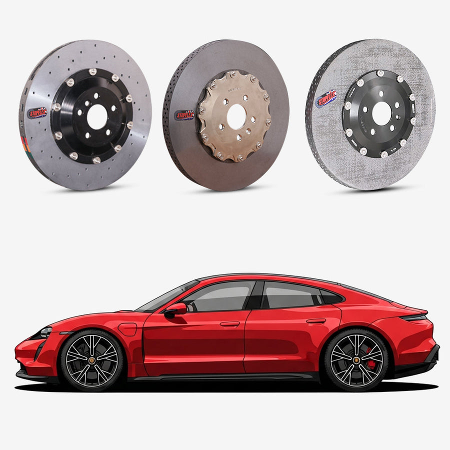 2022-2026+ Porsche Taycan GTS Carbon Ceramic Brake Kit