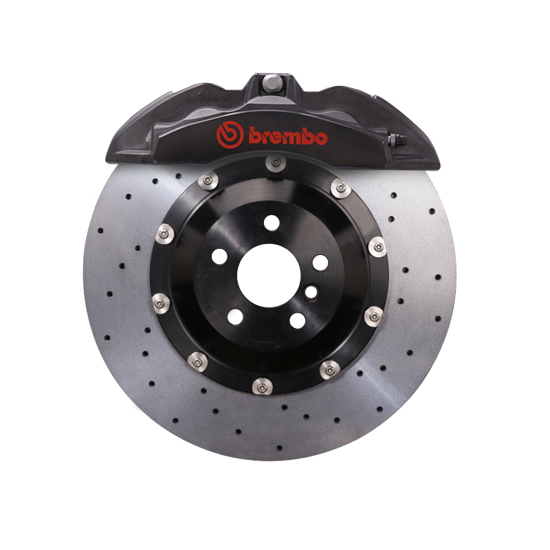 Installed StopFlex CCB kit for 2004-2010 BMW 5 Series / M5 (E60/E61) with Brembo OEM Ford Shelby GT500 Mustang 6-Piston Caliper