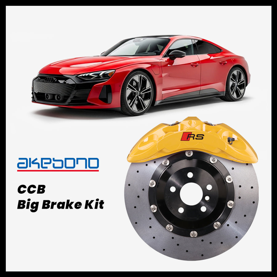 Audi e-tron GT / RS e-tron GT Akebono OEM Audi RS 6-Piston (9N) Caliper with 400mm CCB carbon ceramic brake rotor
