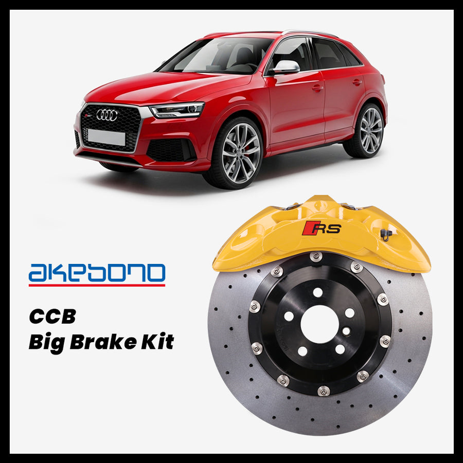 Audi Q3 / RS Q3 (8U) Akebono OEM Audi RS 6-Piston (9N) Caliper with 400mm CCB carbon ceramic brake rotor