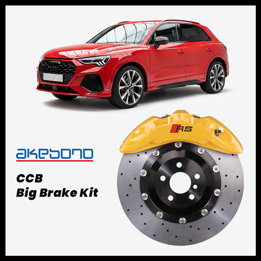 Audi Q3 / RS Q3 (F3) Akebono OEM Audi RS 6-Piston (9N) Caliper with 400mm CCB carbon ceramic brake rotor