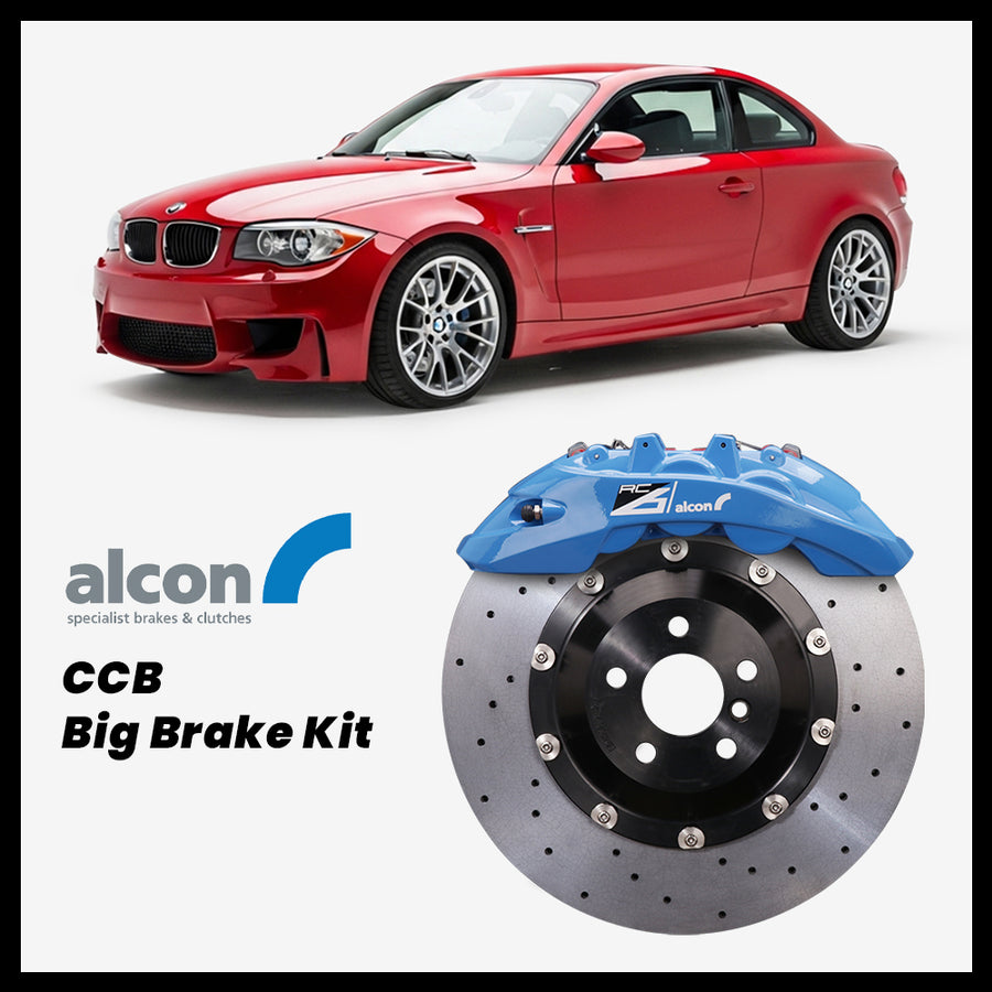 BMW 128i / 135i / 1M Coupé (E82) Alcon RC6 6-Piston Caliper with 380mm CCB carbon ceramic brake rotor