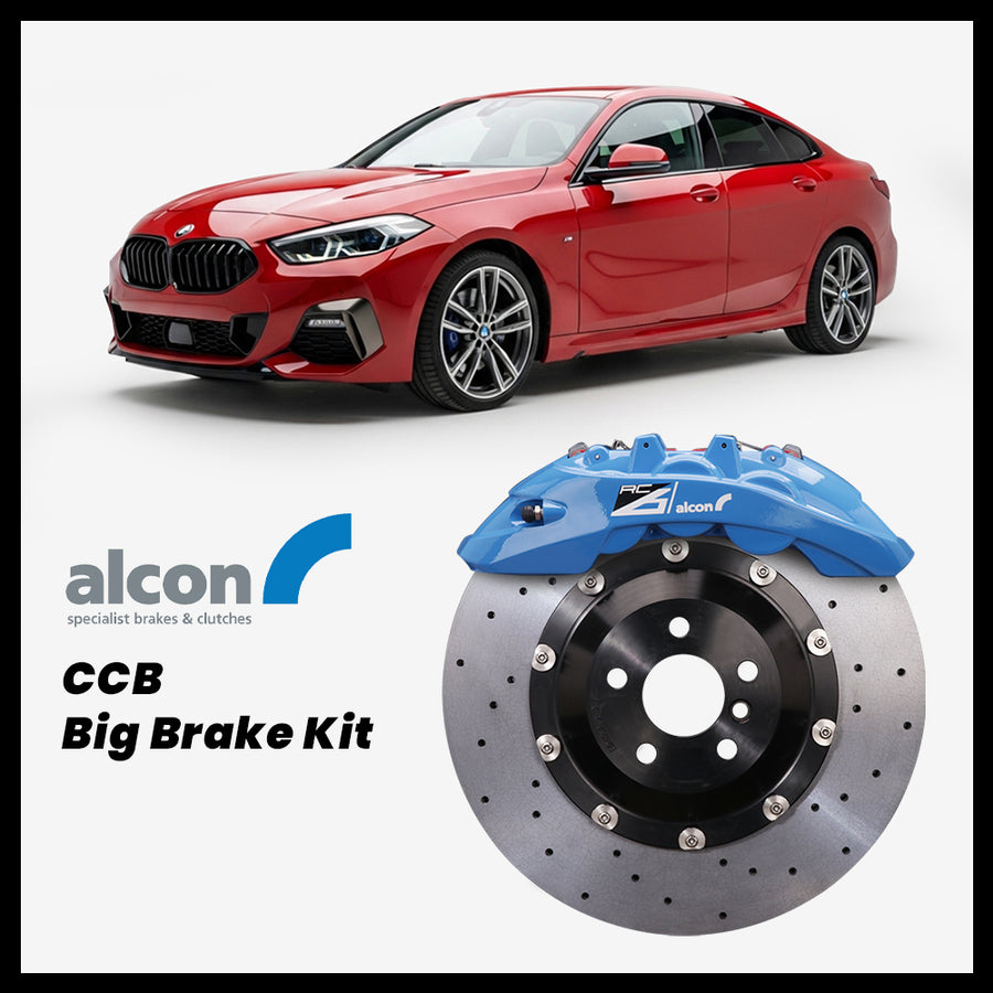 BMW 218i / 220i / 228i / M235i Gran Coupé (F44) Alcon RC6 6-Piston Caliper with 380mm CCB carbon ceramic brake rotor