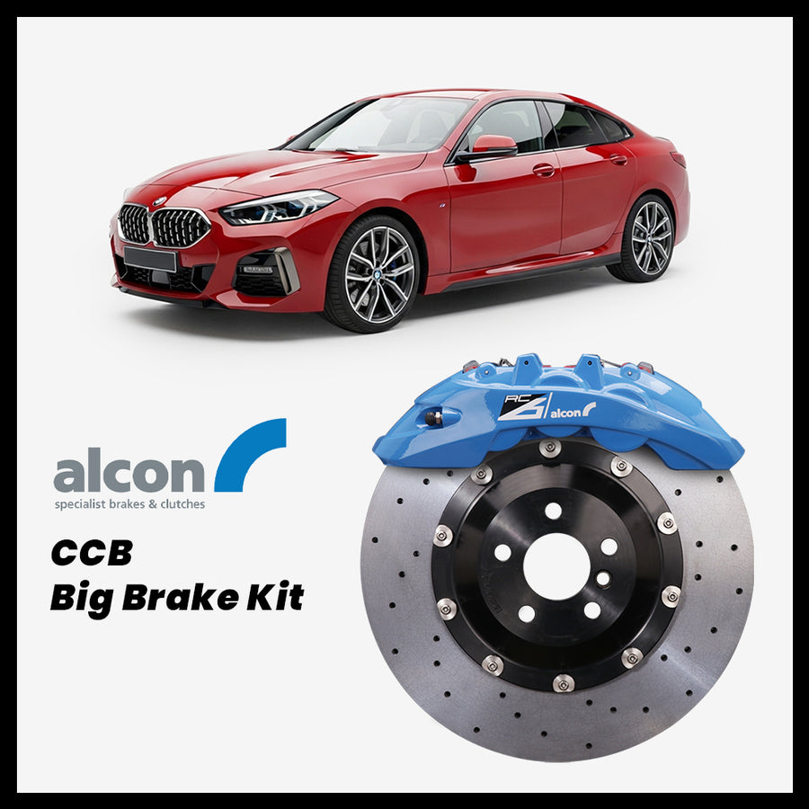 BMW 220i / 228i / M235 Gran Coupé (F74/F78) Alcon RC6 6-Piston Caliper with 380mm CCB carbon ceramic brake rotor
