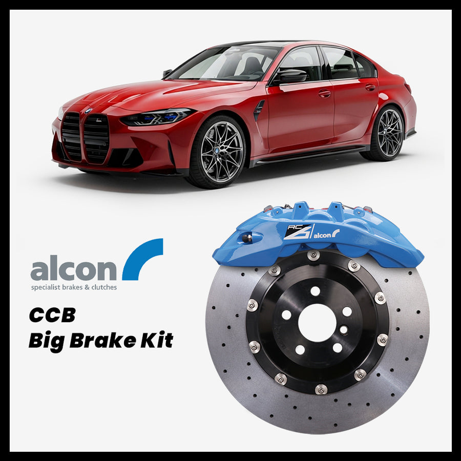BMW 320i / 330i / M340i / M340d / M3 (G20/G21/G80/G81) Alcon RC6 6-Piston Caliper with 380mm CCB carbon ceramic brake rotor