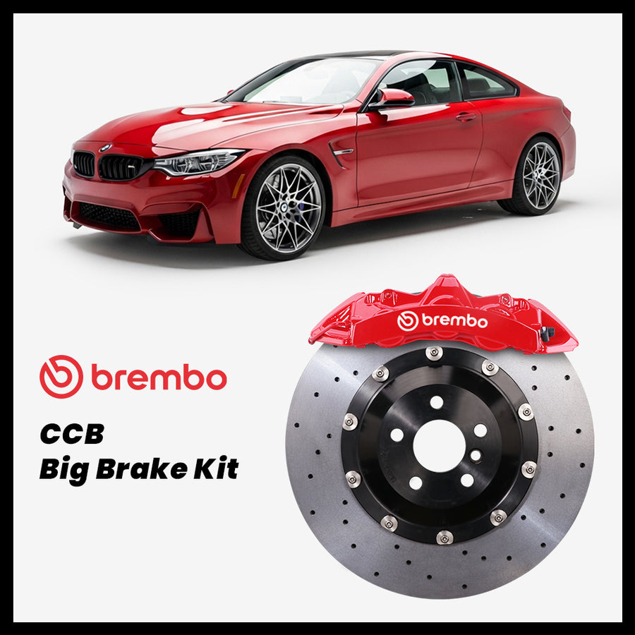 BMW 420i / 428i / 430i / 435i / 440i / M4 (F32/F33/F36/F82/F83) Brembo GT6 6-Piston Caliper with 380mm CCB brake rotor