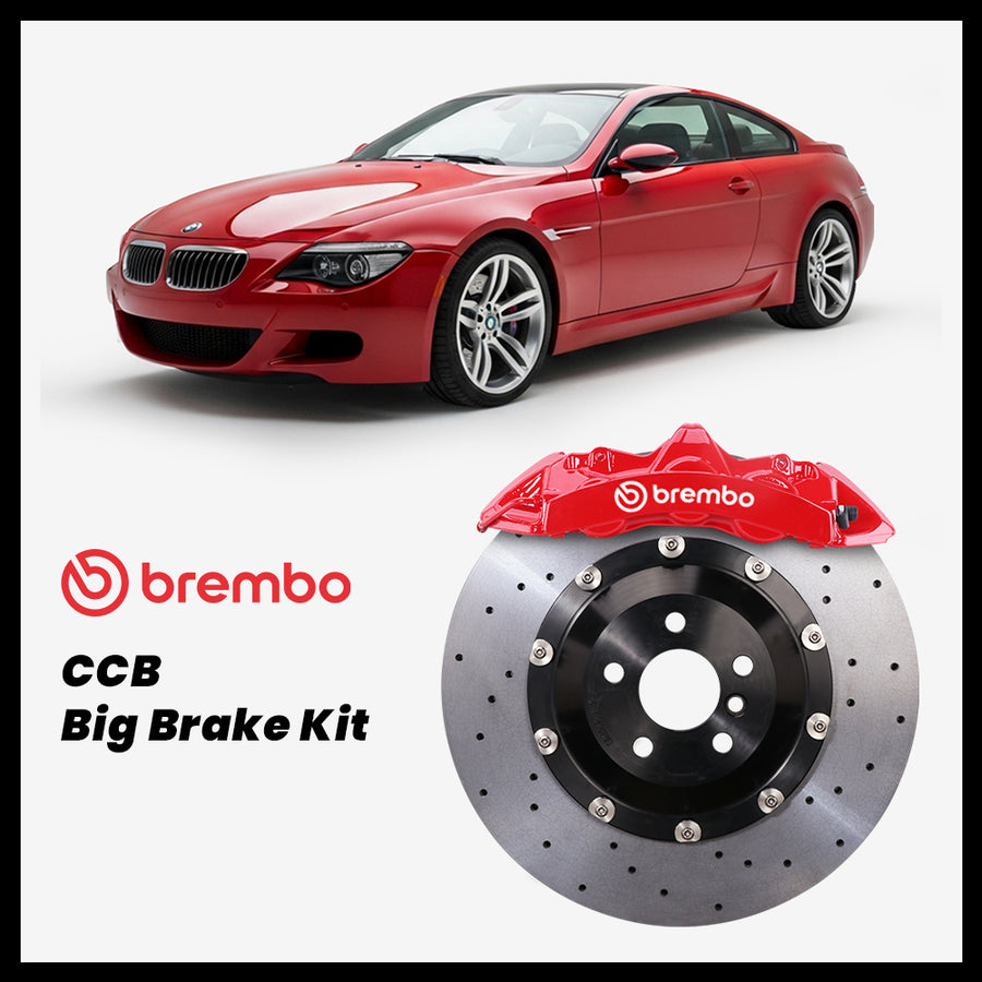 BMW 630i / 645Ci / 650i / M6 (E63/E64) Brembo GT6 6-Piston Caliper with 380mm CCB carbon ceramic brake rotor