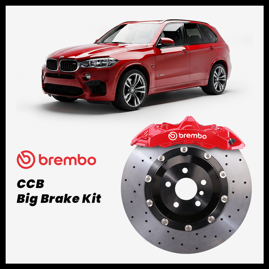 BMW X5 35i / 50i / X5 M (F15/F85) Brembo GT6 6-Piston Caliper with 380mm CCB carbon ceramic brake rotor