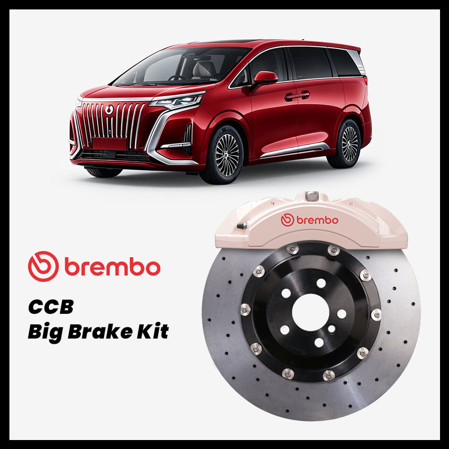 Denza D9 EV / DM-i Brembo X-Style FA-042 Forged 6-Piston Caliper with 380mm CCB carbon ceramic brake rotor