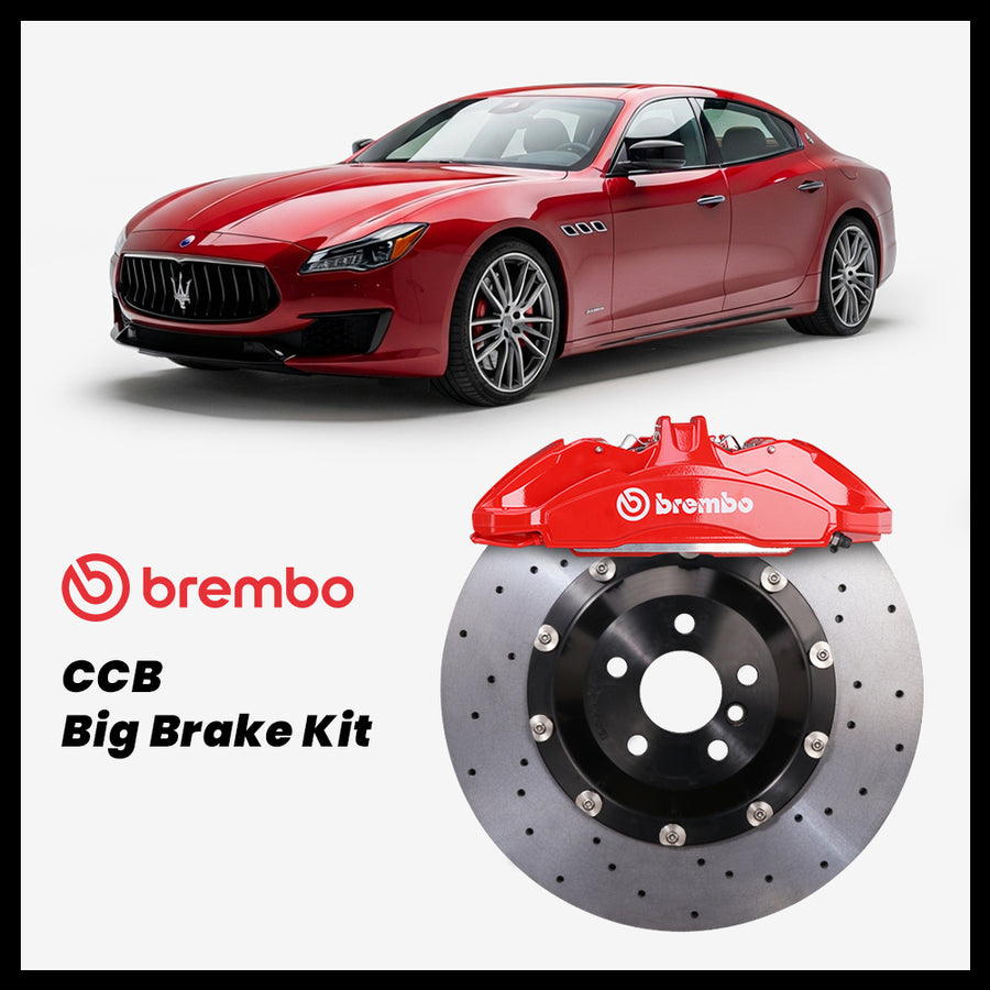 Maserati Quattroporte / S / GTS / Trofeo Brembo OEM Ford Shelby GT350 Mustang 6-Piston Caliper with 410mm CCB brake rotor
