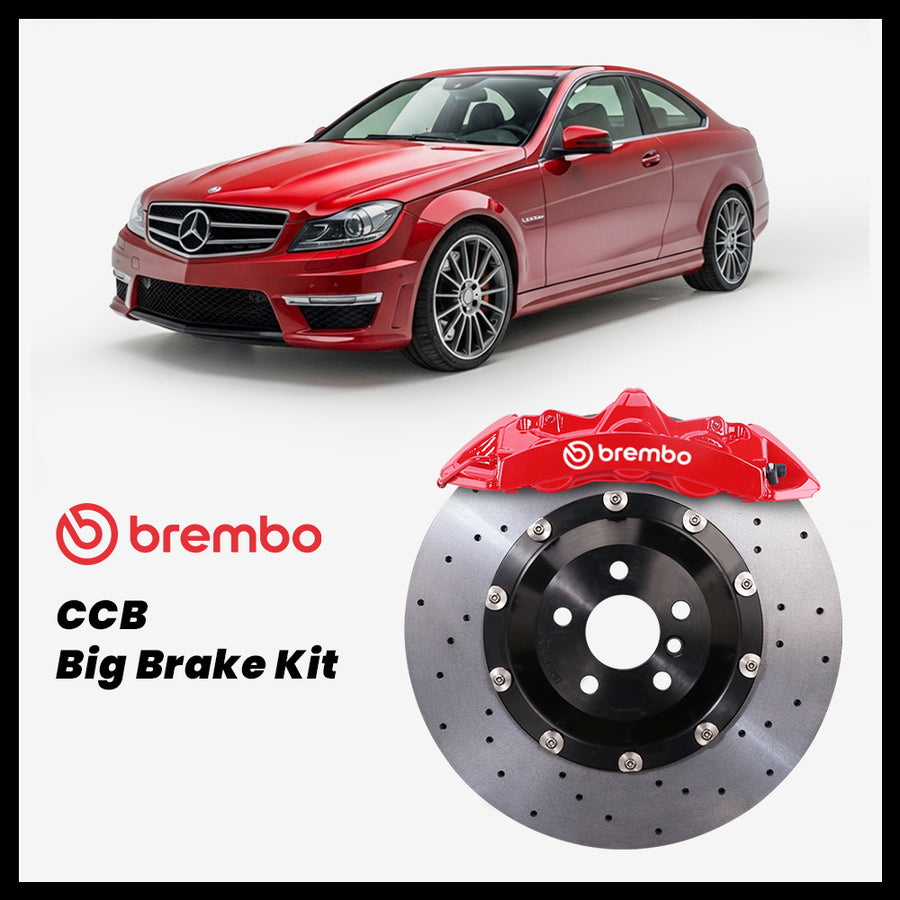 Mercedes-Benz C180 / C200 / C250 / C300 / C350 / C63 (W204/S204/C204) Brembo GT6 6-Piston Caliper with 390mm CCB brake rotor