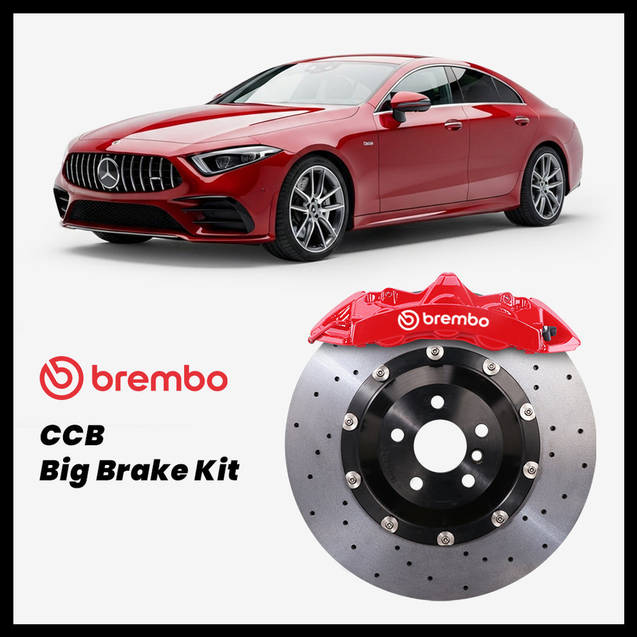 Mercedes-Benz CL500 / CL600 / CL55 / CL65 (C215) Brembo GT6 6-Piston Caliper with 380mm CCB carbon ceramic brake rotor