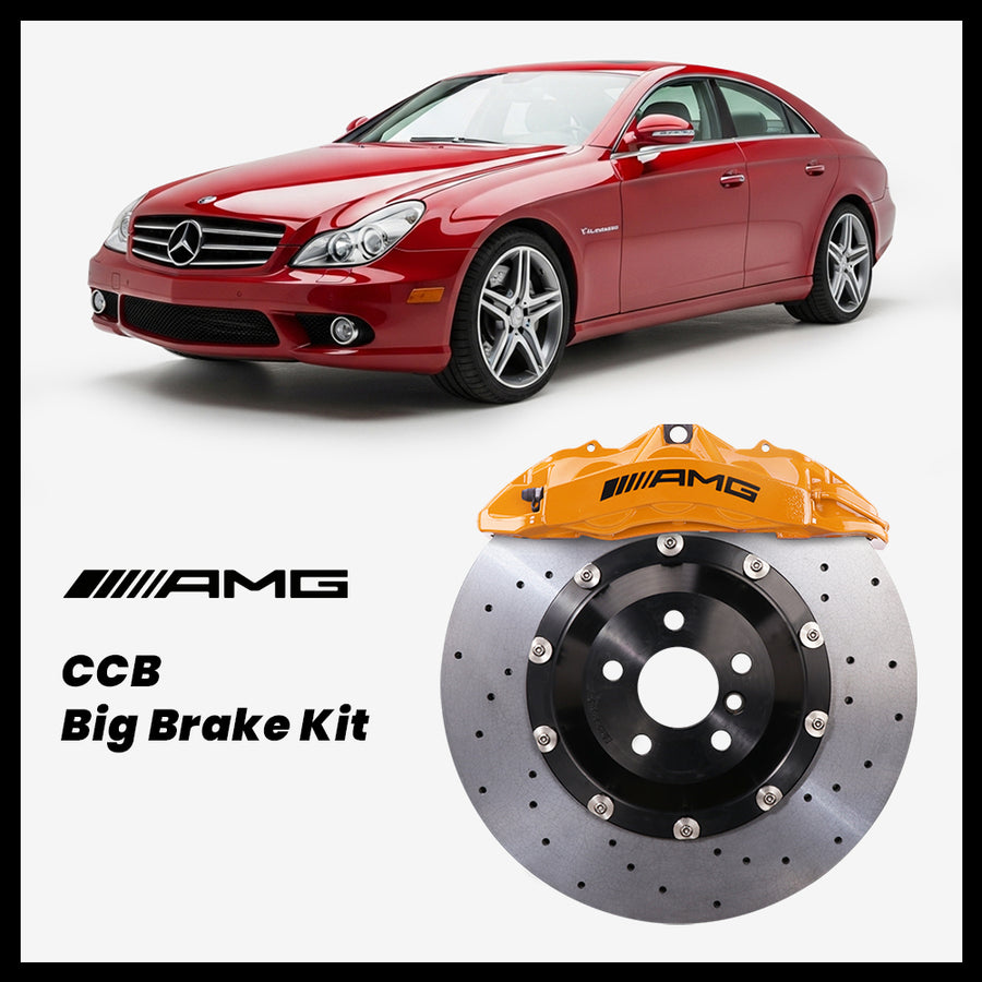 Mercedes-Benz CLS350 / CLS500 / CLS550 / CLS55 / CLS63 (C219) Brembo OEM AMG 6-Piston Caliper with 390mm CCB brake rotor