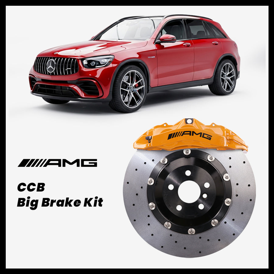 Mercedes-Benz GLC200 / GLC250 / GLC300 / GLC43 / GLC63 / GLC63S (X253/C253) Brembo OEM AMG 6-Piston Caliper with 390mm CCB