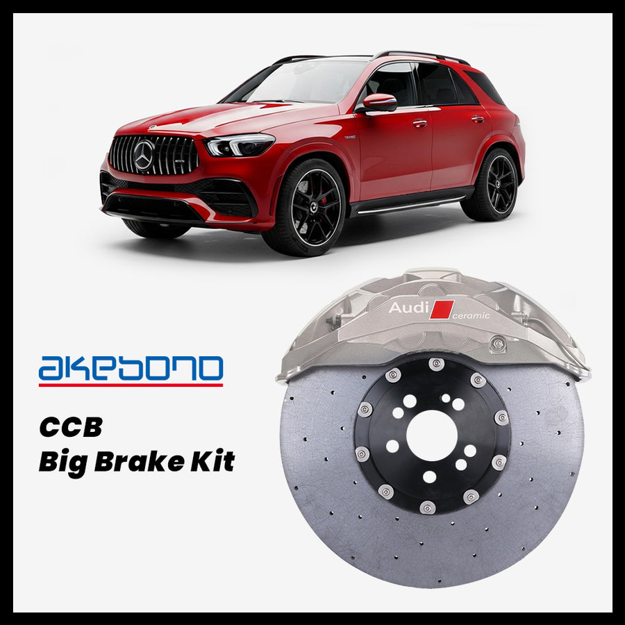 Mercedes-Benz GLE350 / GLE450 / GLE580 / GLE53 / GLE63S (V167/C167) Akebono OEM Audi RS 10-Piston (10N) Caliper with 420mm