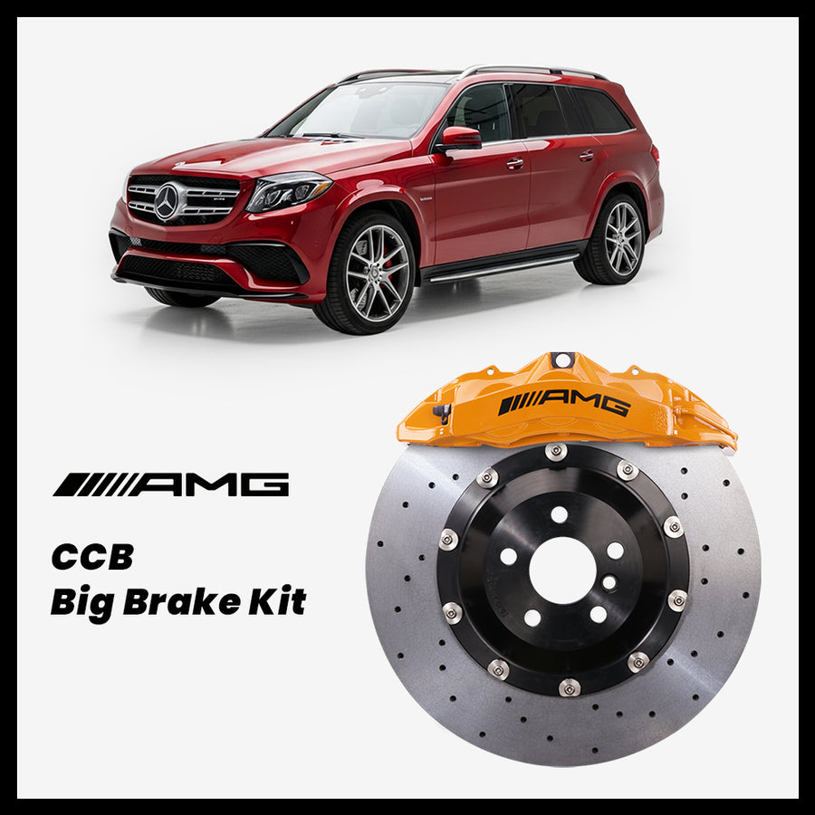 Mercedes-Benz GLS450 / GLS550 / GLS63 (X166) Brembo OEM AMG 6-Piston Caliper with 390mm CCB carbon ceramic brake rotor