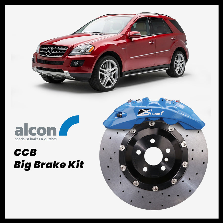 Mercedes-Benz ML350 / ML500 / ML550 / ML63 (W164) Alcon RC6 6-Piston Caliper with 380mm CCB carbon ceramic brake rotor