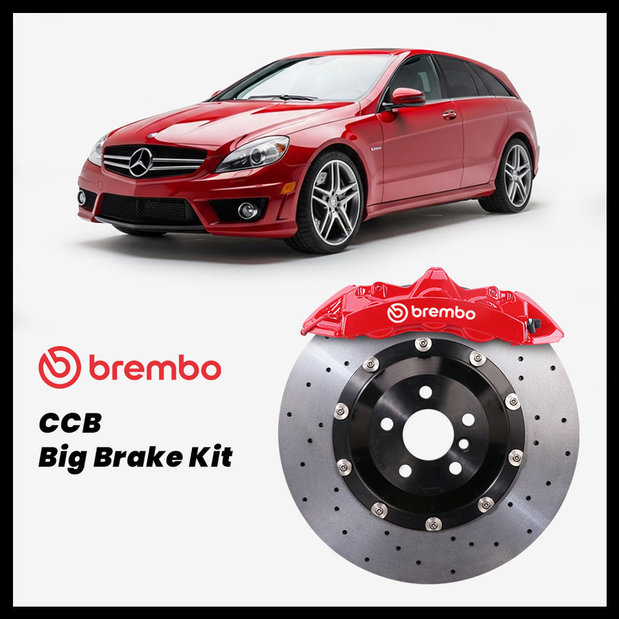 Mercedes-Benz R350 / R500 / R63 (W251) Brembo GT6 6-Piston Caliper with 380mm CCB carbon ceramic brake rotor