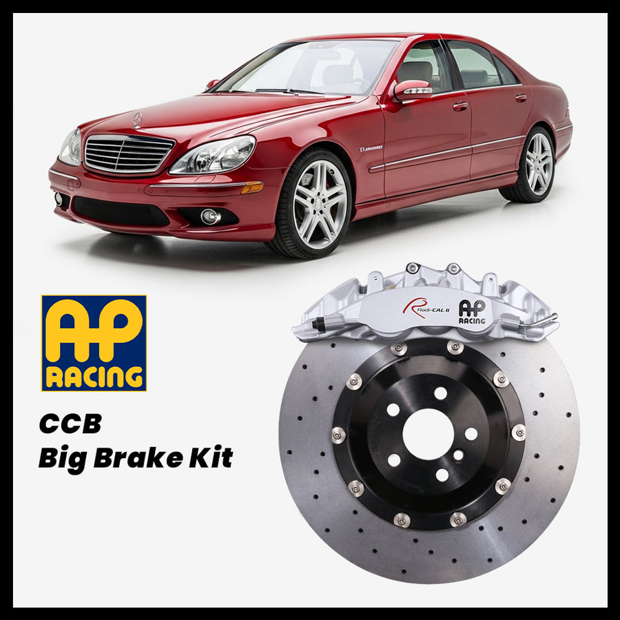 Mercedes-Benz S430 / S500 / S600 / S55 / S65 (W220) AP Racing CP9560 Radi-CAL II 6-Piston Caliper with 380mm CCB brake rotor