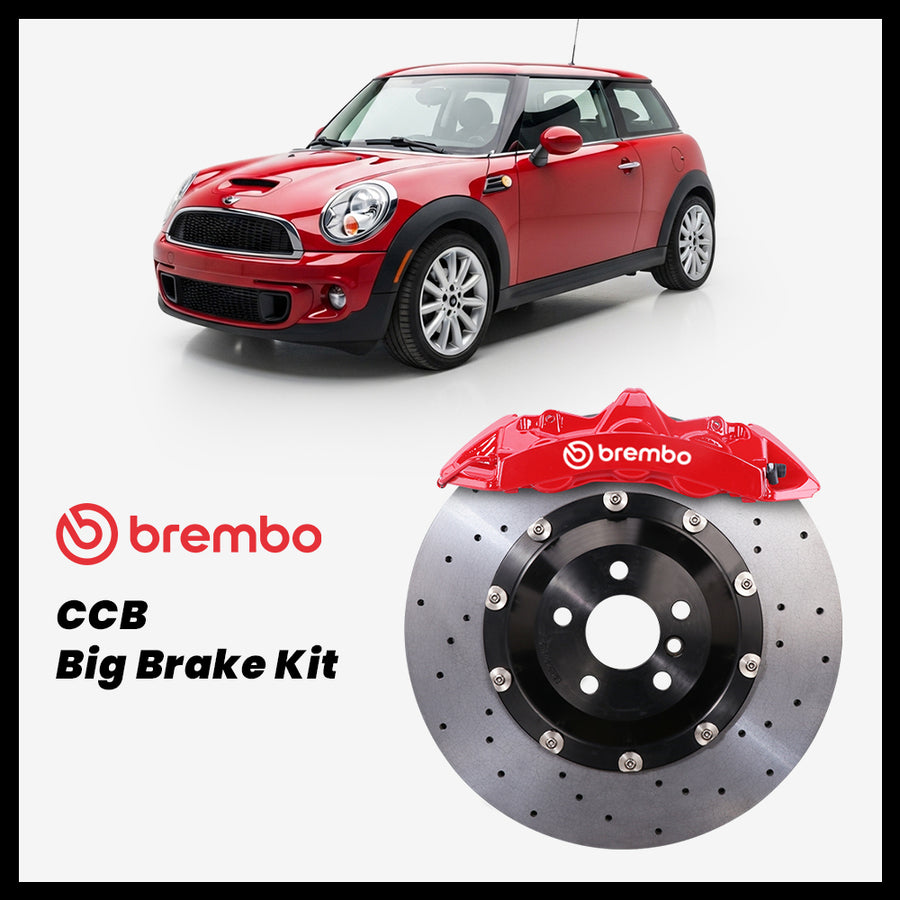 MINI Cooper / Cooper S / JCW / GP (R56 / R55 / R57 / R58 / R59) Brembo GT6 6-Piston Caliper with 380/355mm CCB brake rotor