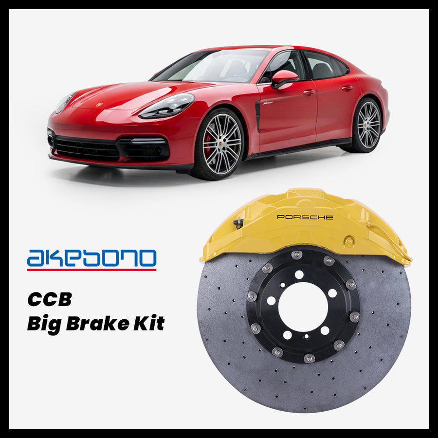 Porsche Panamera (976) Turbo E-Hybrid / Turbo S E-Hybrid Akebono OEM Porsche 10-Piston (10N) Caliper with 440mm CCB brake