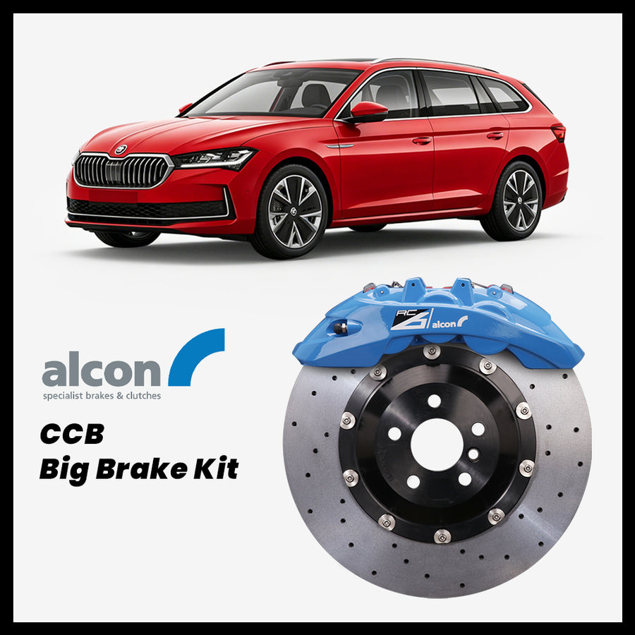 Skoda Superb / iV (B9/3Y) Alcon RC6 6-Piston Caliper with 380mm CCB carbon ceramic brake rotor