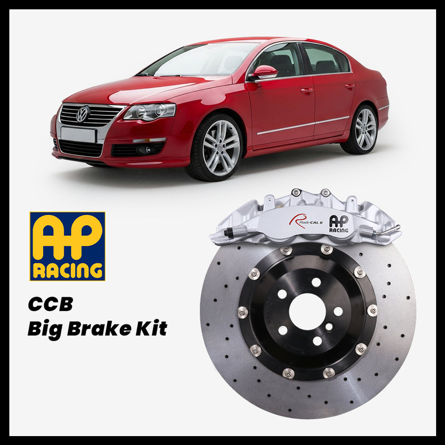 Volkswagen Passat / R36 (B6/3C) AP Racing CP9560 Radi-CAL II 6-Piston Caliper with 380mm CCB carbon ceramic brake rotor