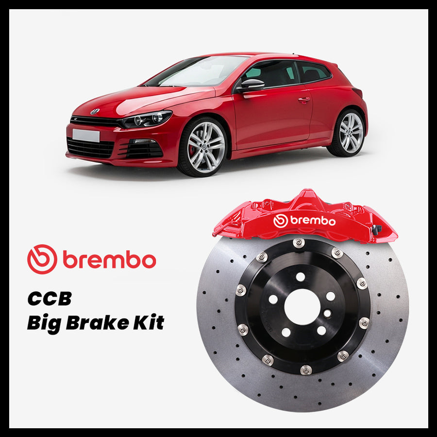 Volkswagen Scirocco / R (137/138) Brembo GT6 6-Piston Caliper with 380mm CCB carbon ceramic brake rotor