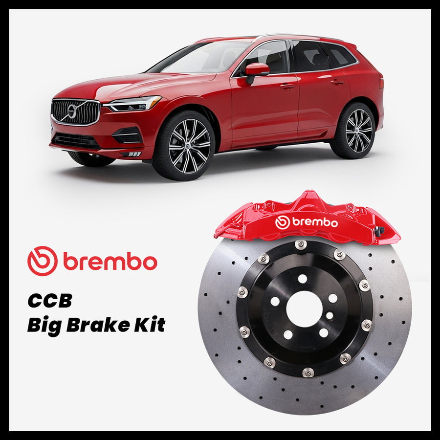 Volvo XC60 Brembo GT6 6-Piston Caliper with 380mm CCB carbon ceramic brake rotor