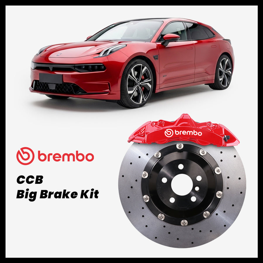 Zeekr 001 / FR Brembo GT6 6-Piston Caliper with 380mm CCB carbon ceramic brake rotor
