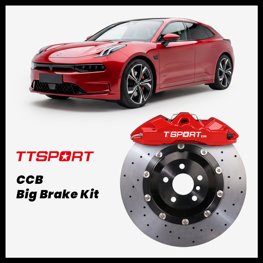 Zeekr 001 / FR TTSPORT ES6 6-Piston Forged Caliper with 380mm CCB carbon ceramic brake rotor
