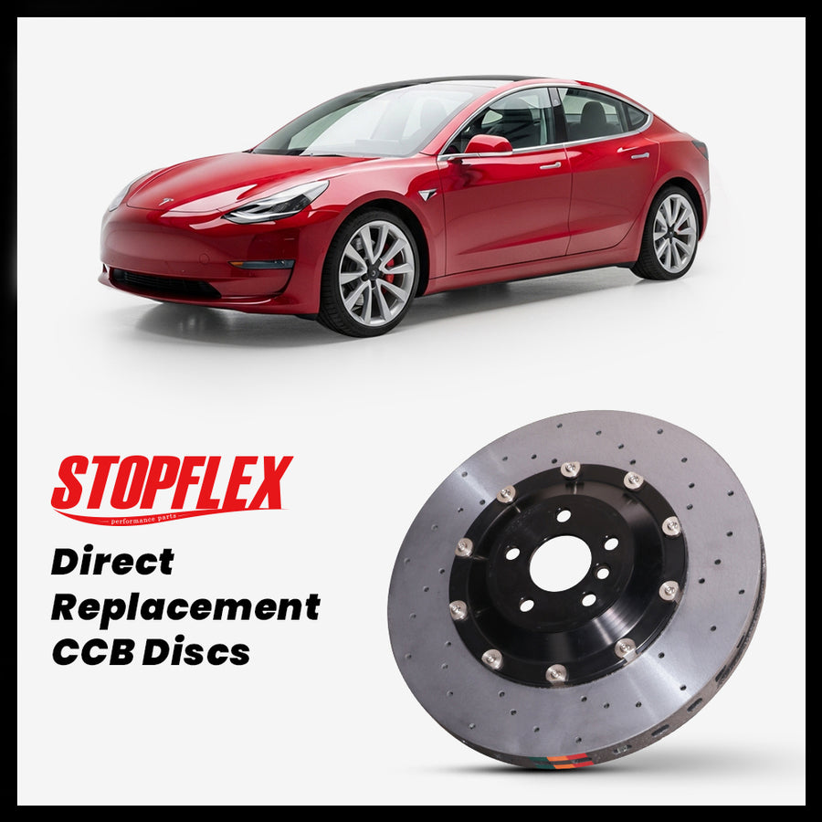 2017-2023 Tesla Model 3 / Performance (pre-Highland) Carbon Ceramic Brake Kit