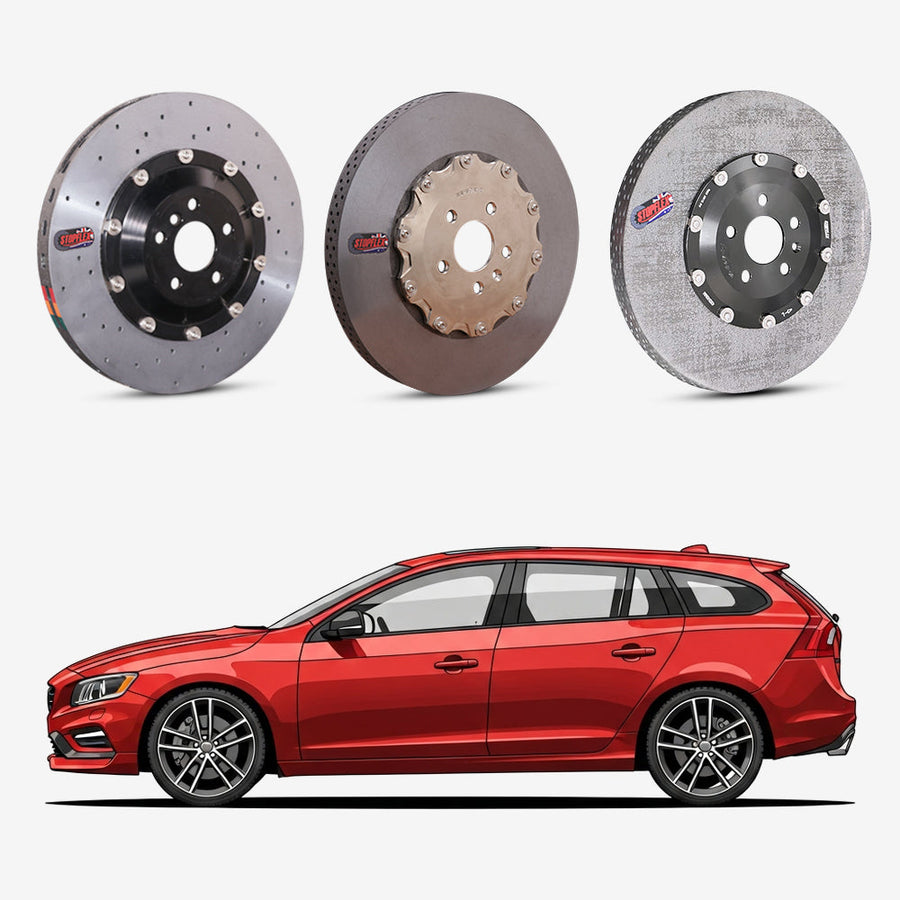 2015-2018 Volvo V60 Polestar (155) Carbon Ceramic Brake Kit