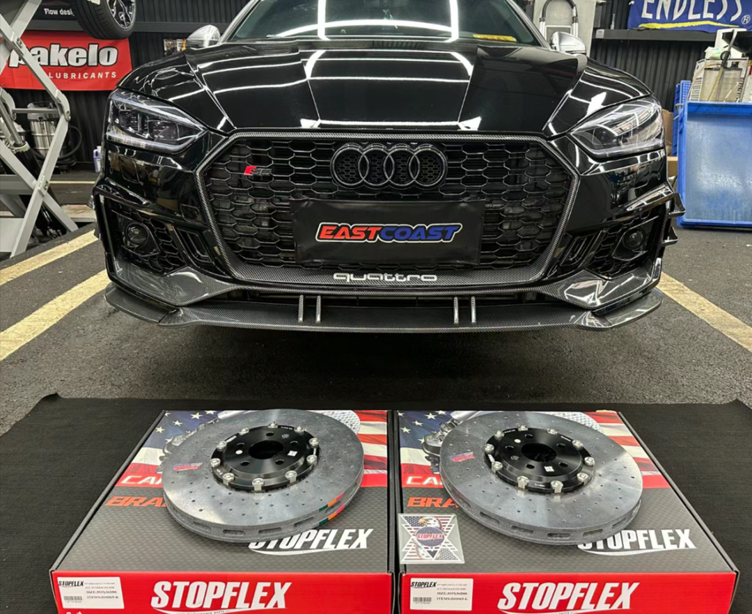 Audi S5 B9 CCB Upgrade: AP Racing + 393mm STOPFLEX – StopFlex