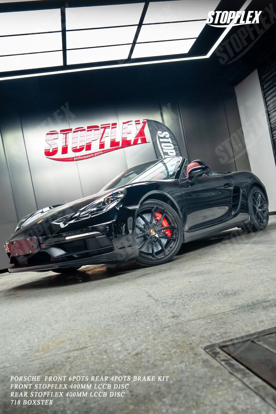 Porsche 718 Boxster 982 CCB | GT3 Caliper + STOPFLEX – StopFlex