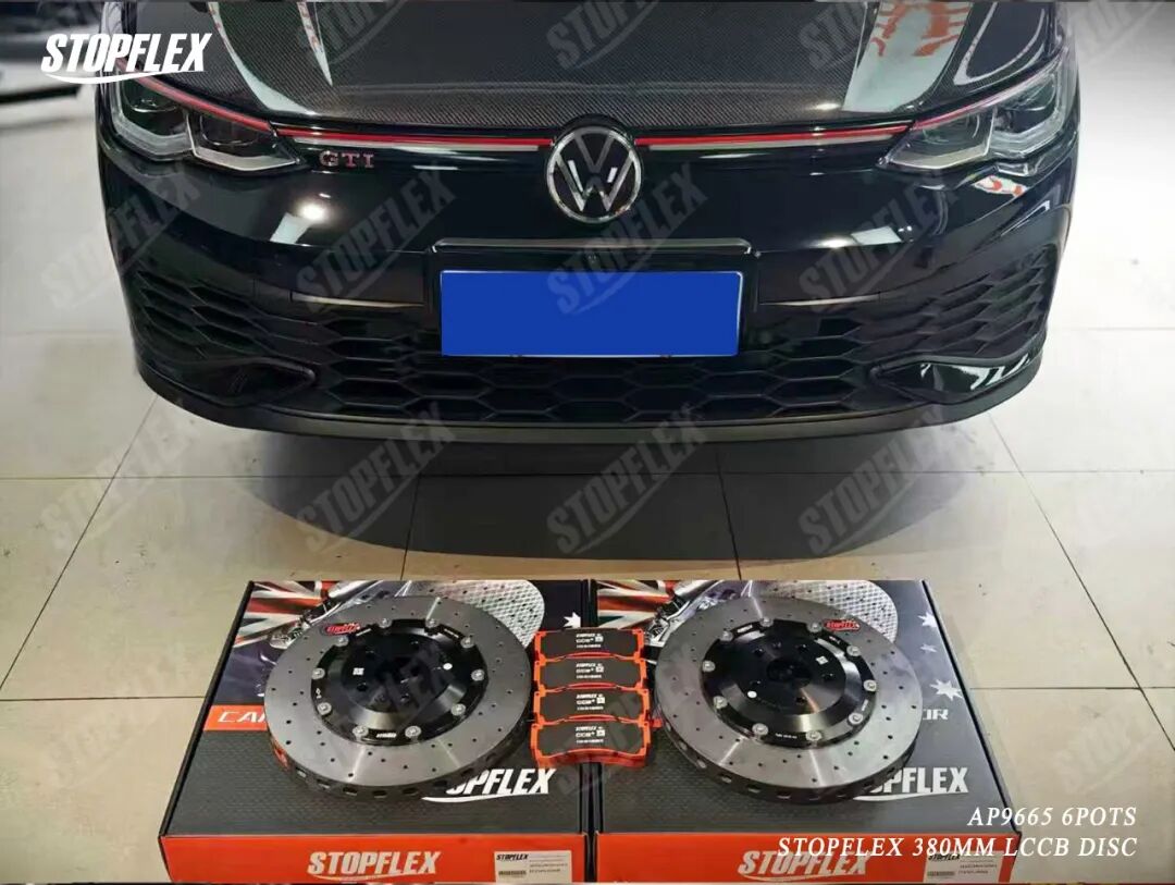 VW Golf GTI MK8 Carbon Ceramic Brakes | AP CP9665 – StopFlex