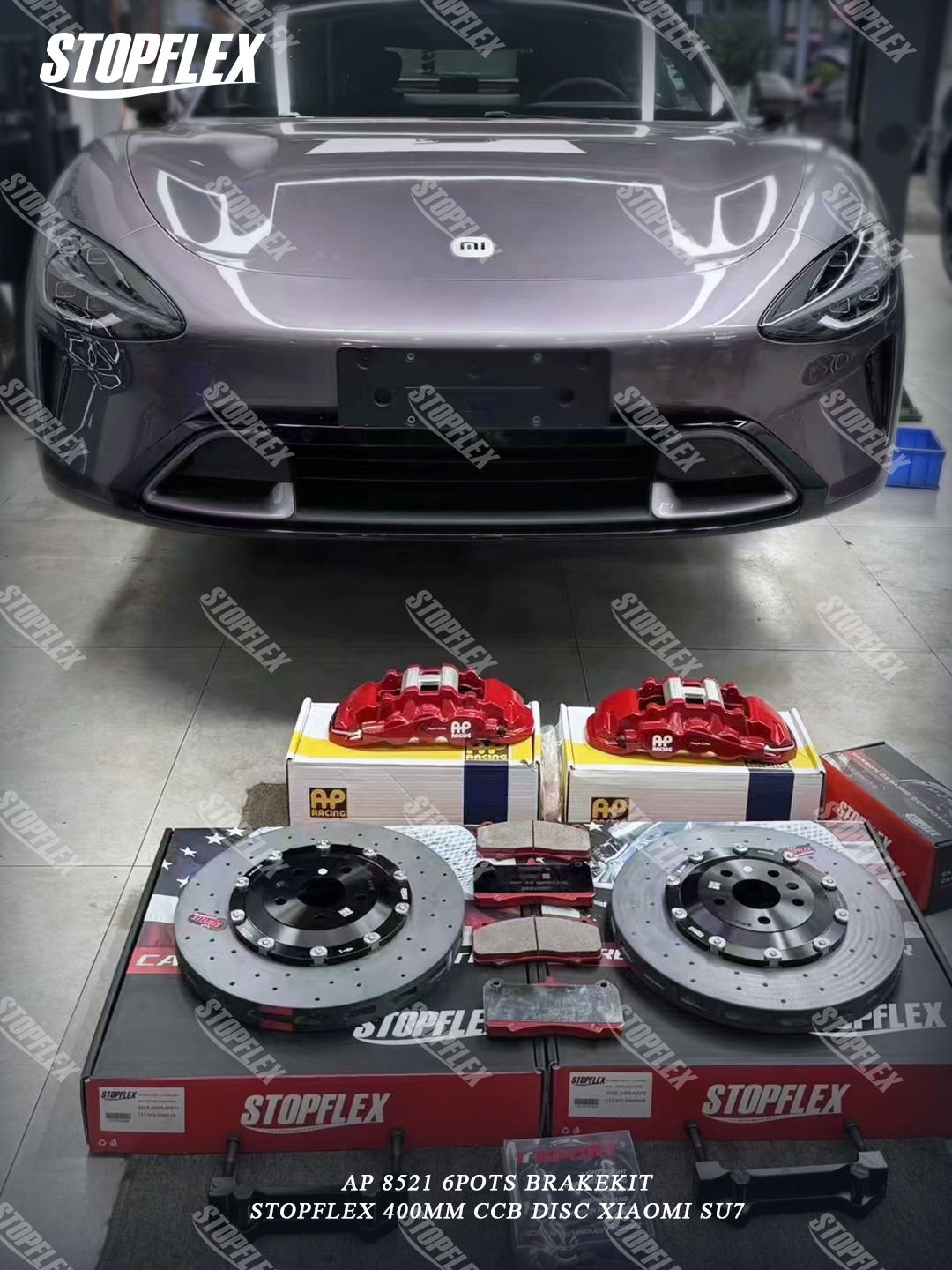 Xiaomi SU7 Carbon Ceramic Brakes | AP CP8521 + STOPFLEX – StopFlex