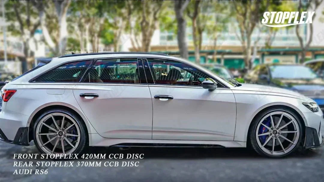 Audi RS6 C8 카본 세라믹 브레이크 | STOPFLEX 로터 키트 – StopFlex