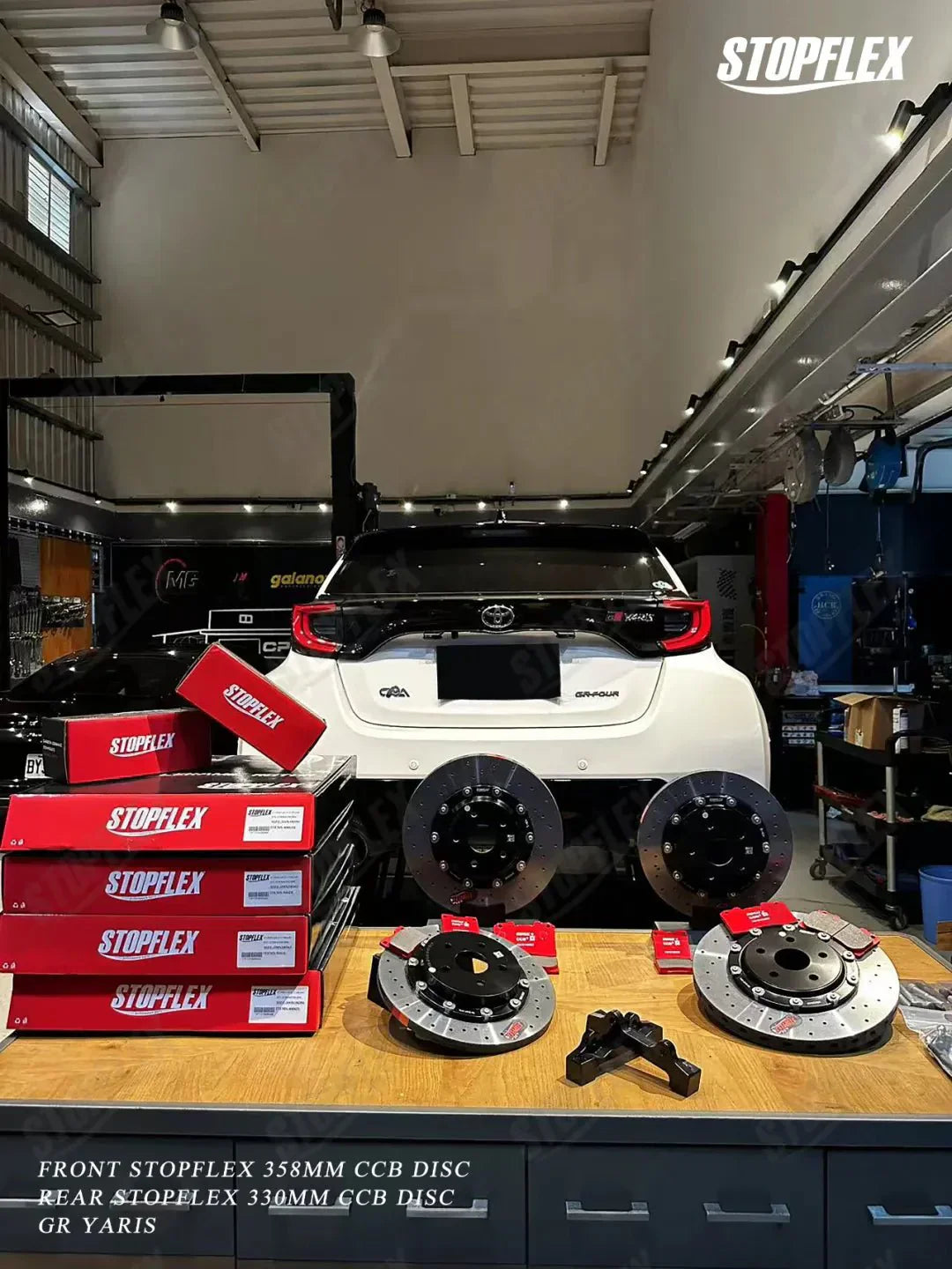 GR Yaris XP210 Carbon Ceramic Brake Upgrade Guide – StopFlex