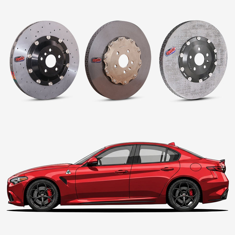 2020-2026+ Alfa Romeo Giulia Quadrifoglio Carbon Ceramic Brake Kit