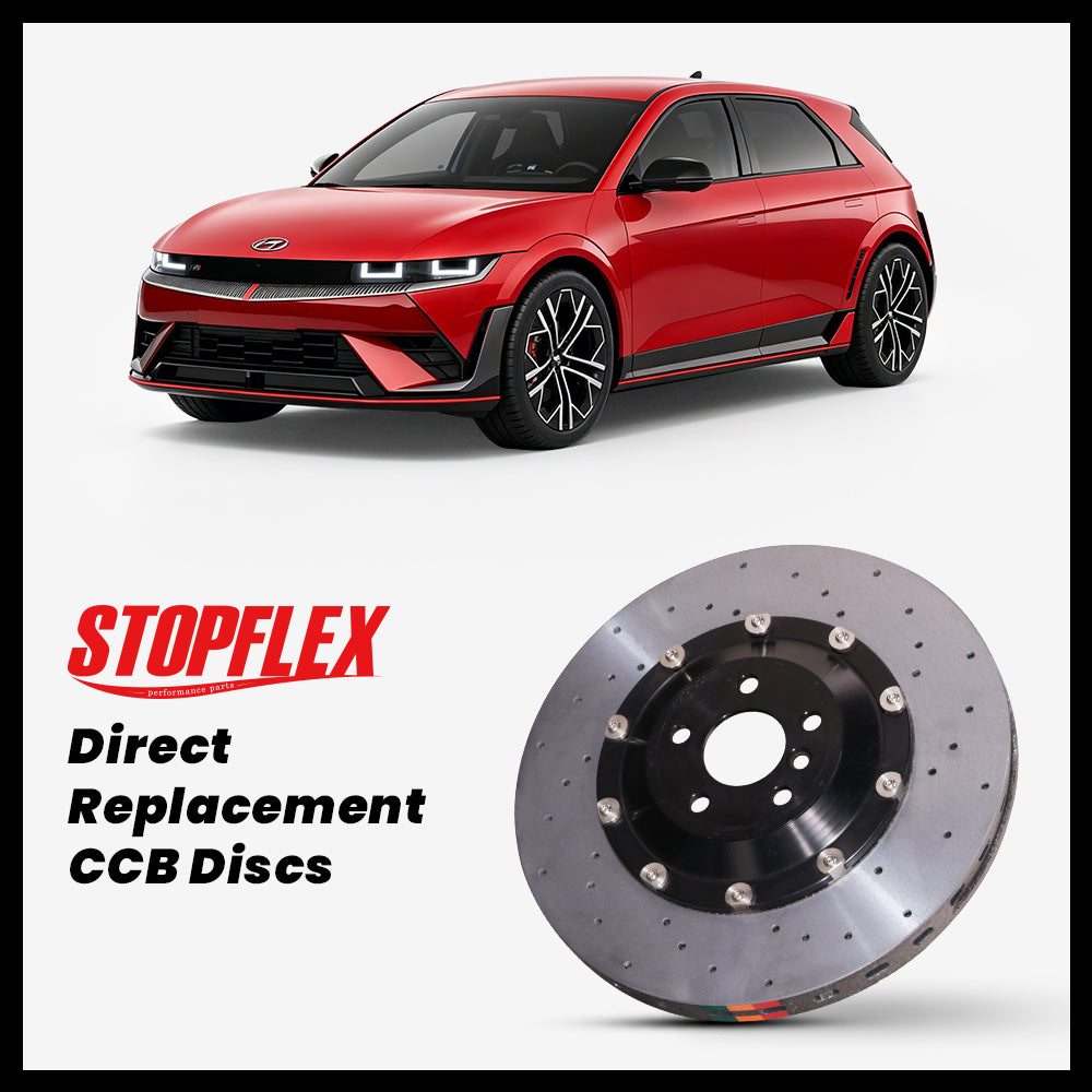 IONIQ 5 N 400mm CCB Rotors, Retains Factory Calipers | StopFlex