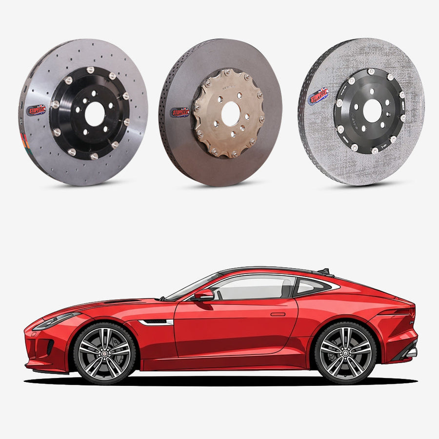 2014-2025 Jaguar F-TYPE SVR / R / 75 / P450 (X152) Carbon Ceramic Brake Kit