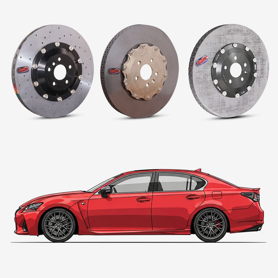 2016-2020 Lexus GS F (URL10) Carbon Ceramic Brake Kit